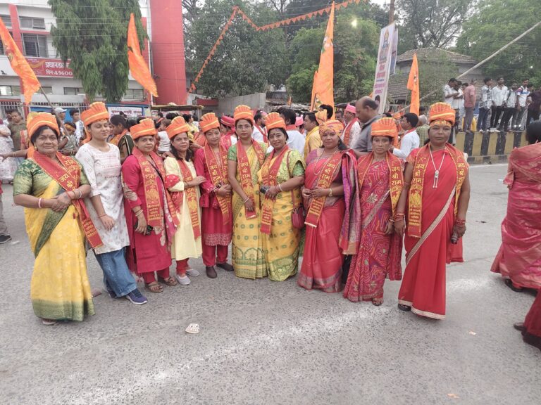 *रामनवमी शोभायात्रा में रानी चौहान की दमदार अगुवाई, महिलाओं का जोश बना आकर्षण*